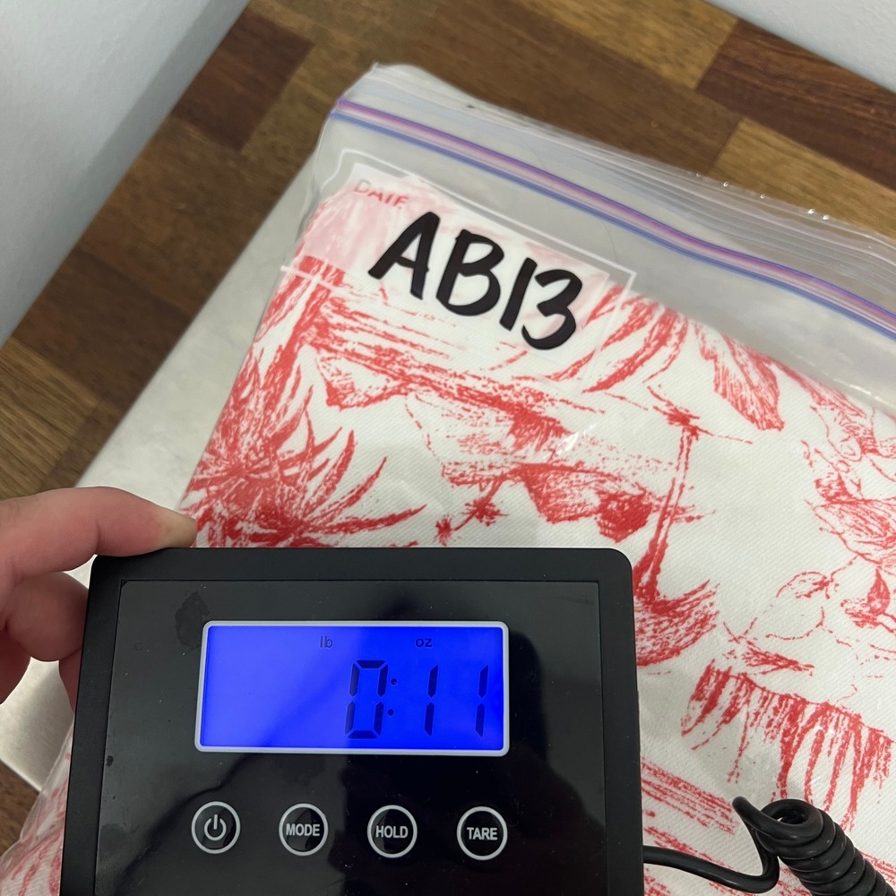 J Mclaughlin Richland Skirt 4 NWT $168 Knee Pencil Denim Heron Toile Coral White - Picture 9 of 9